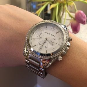 Silver Michael Kors Watch (Battery Not Included)